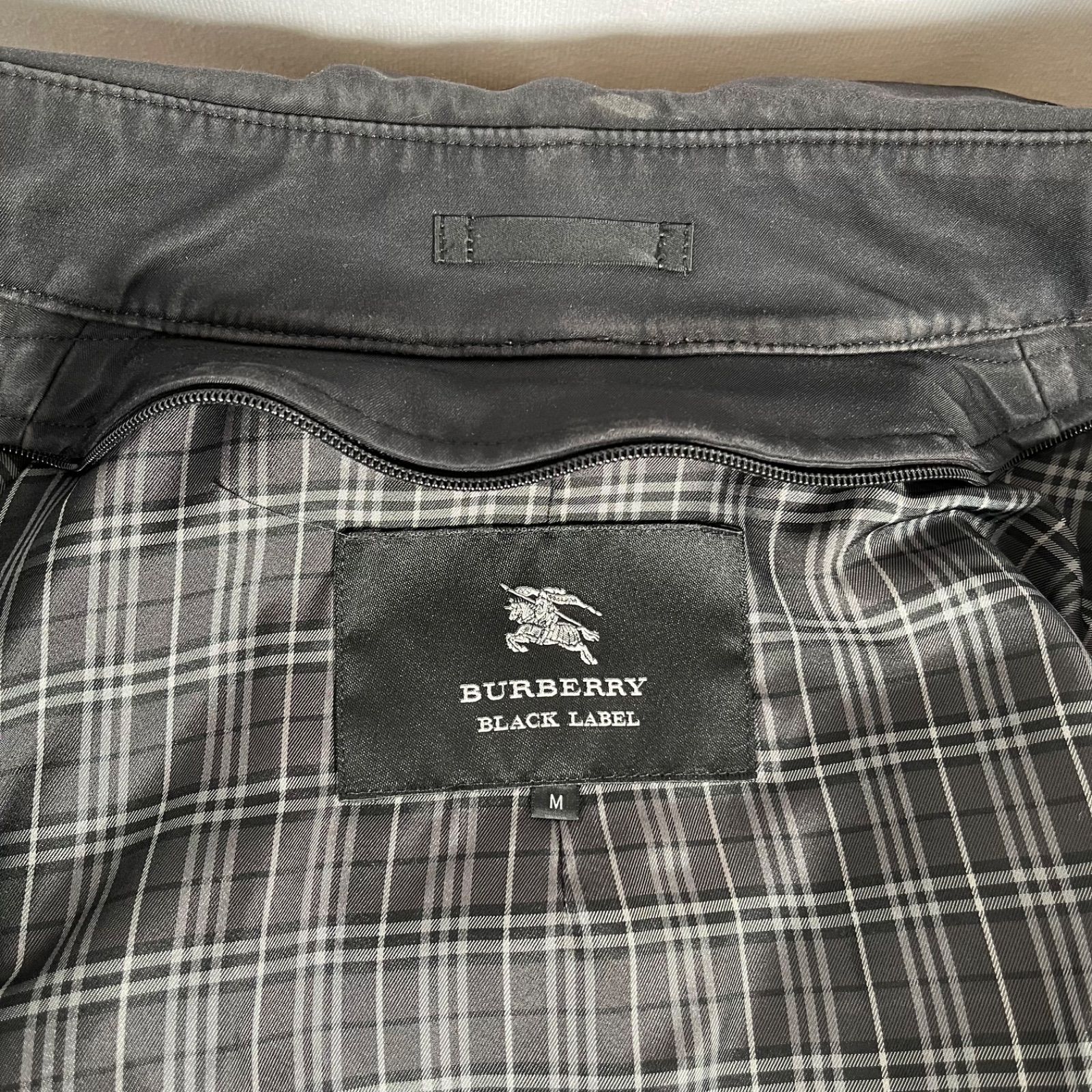 管2606-707】BURBERRY ブラックレーベル トレンチコート インナー