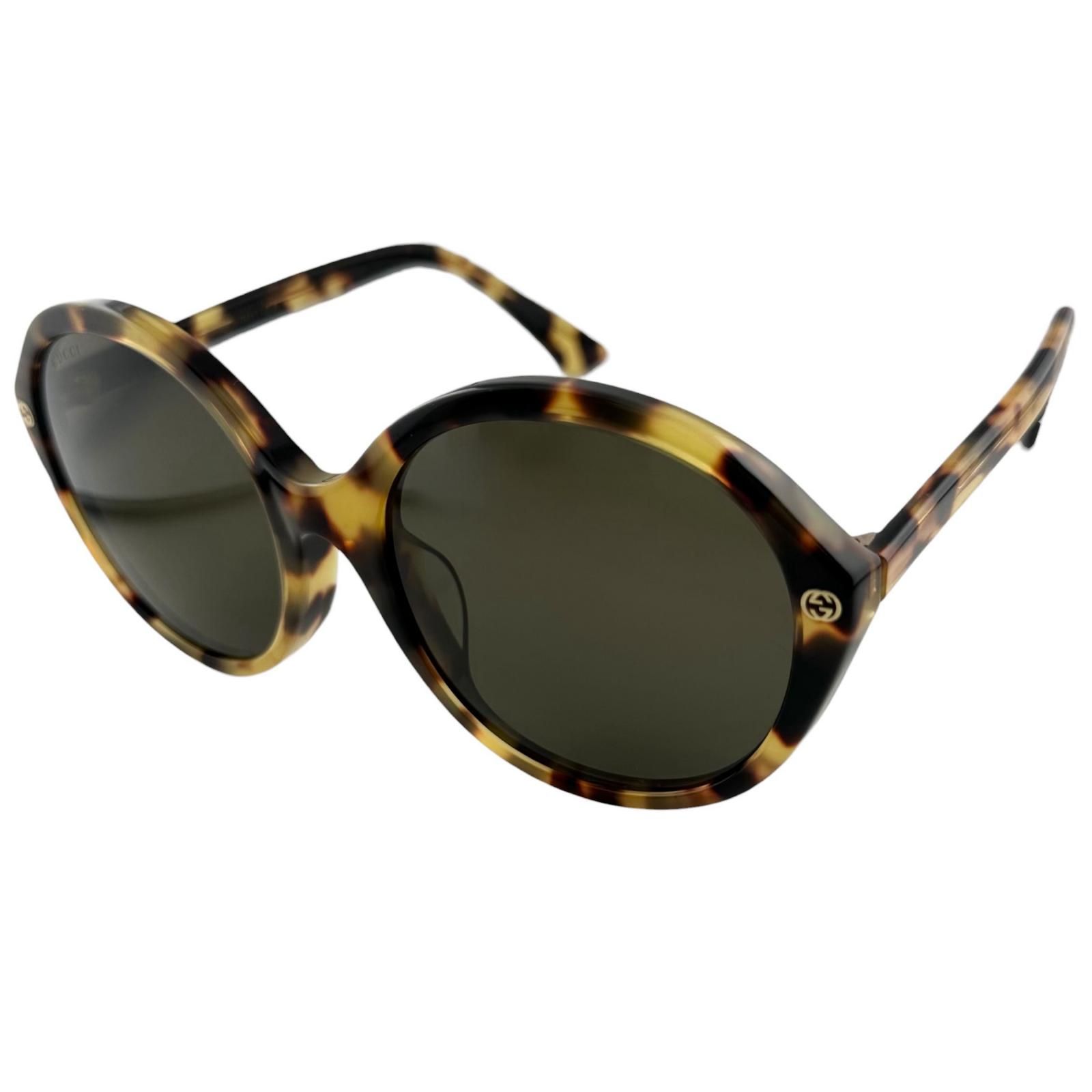 GUCCI グッチ ラウンドシェイプ GGロゴ ビー 蜂 べっ甲柄 GG0023SA