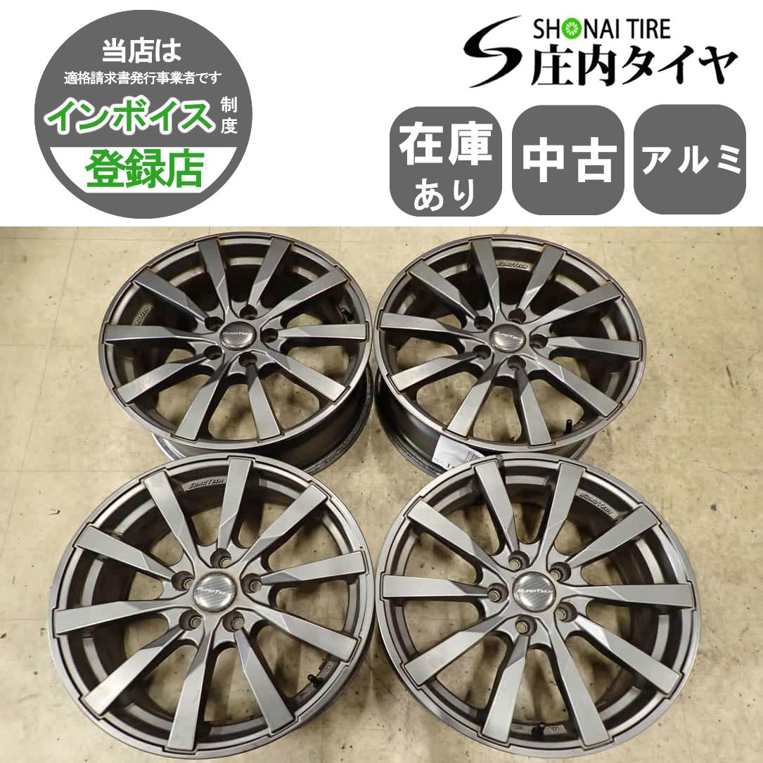 4本SET 会社宛 送料無料 17×7J ユーロテック GAYA10 アルミ 5穴 PCD 