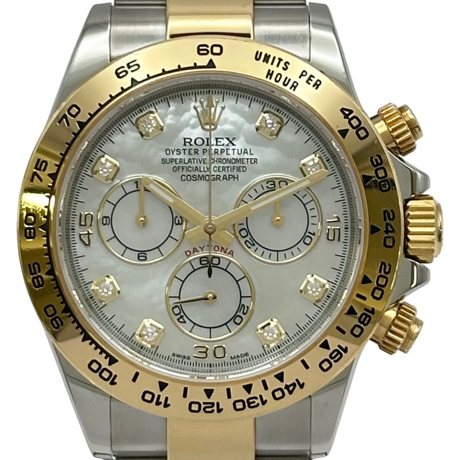 ロレックス ROLEX デイトナ 116503NG ホワイトシェル ゴールド/ステンレススチール 自動巻き メンズ 腕時計 1,516,200円