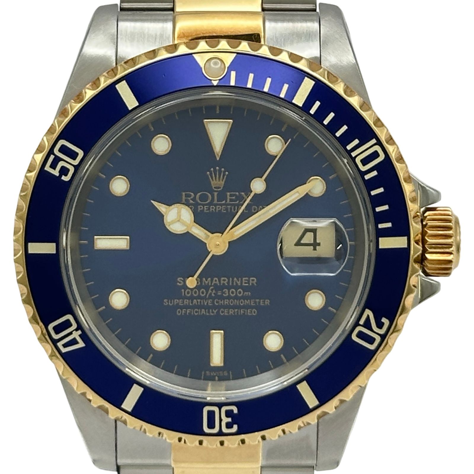 ロレックス ROLEX サブマリーナ 16613LB ブルー ゴールド/ステンレススチール 自動巻き メンズ 腕時計