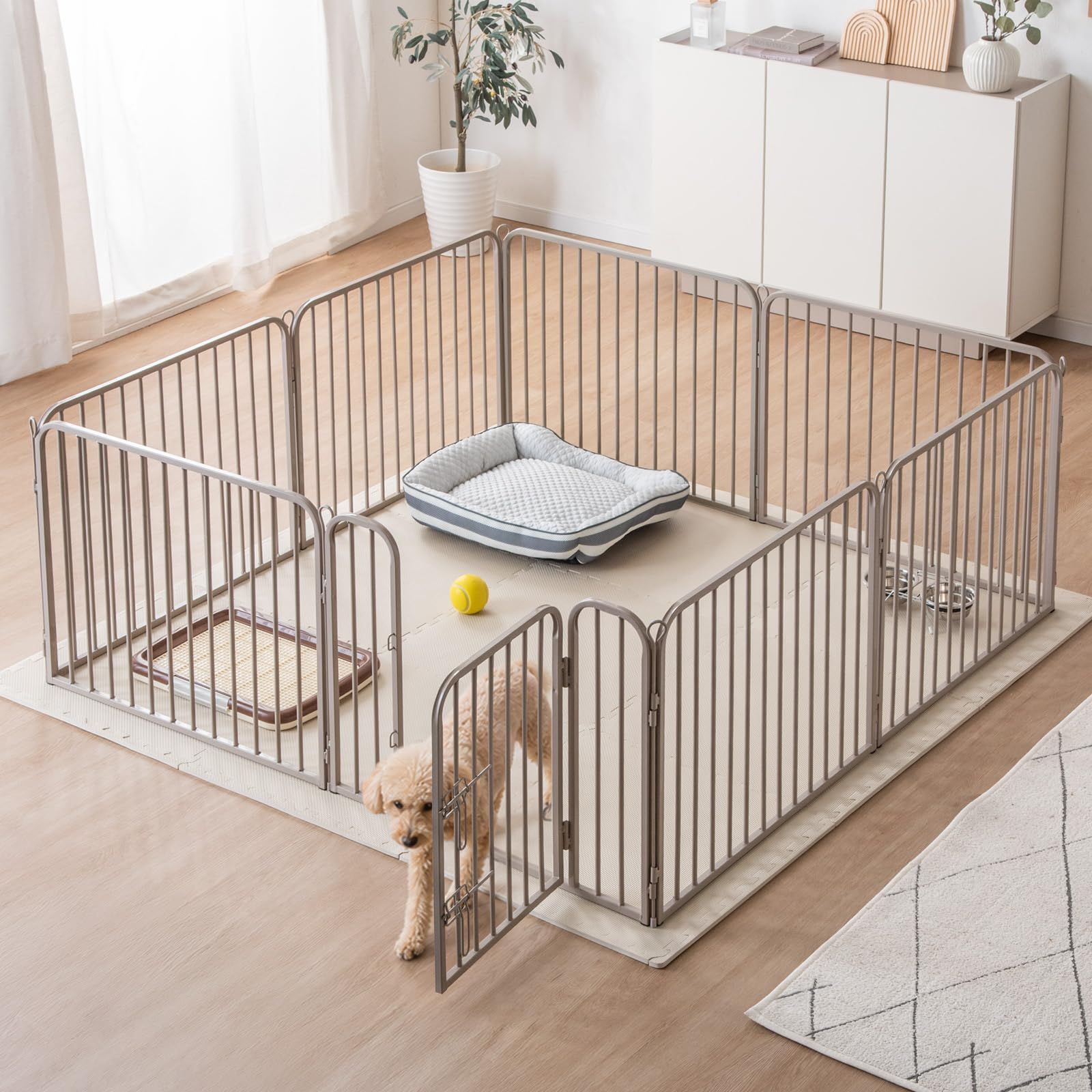 タンスのゲン ペットサークル RENEW 高さ 60cm バリアフリー 屋内外