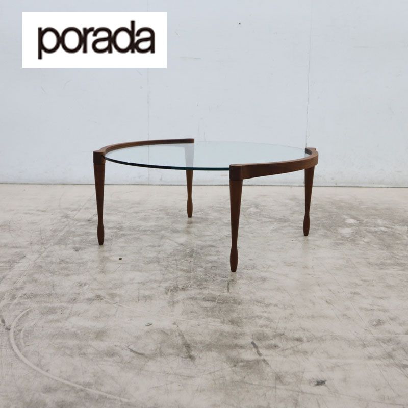 porada ポラダ　ジオット　ガラステーブル porada ポラダ ACTUS アクタス GIOTTO ジオット リビングテーブル