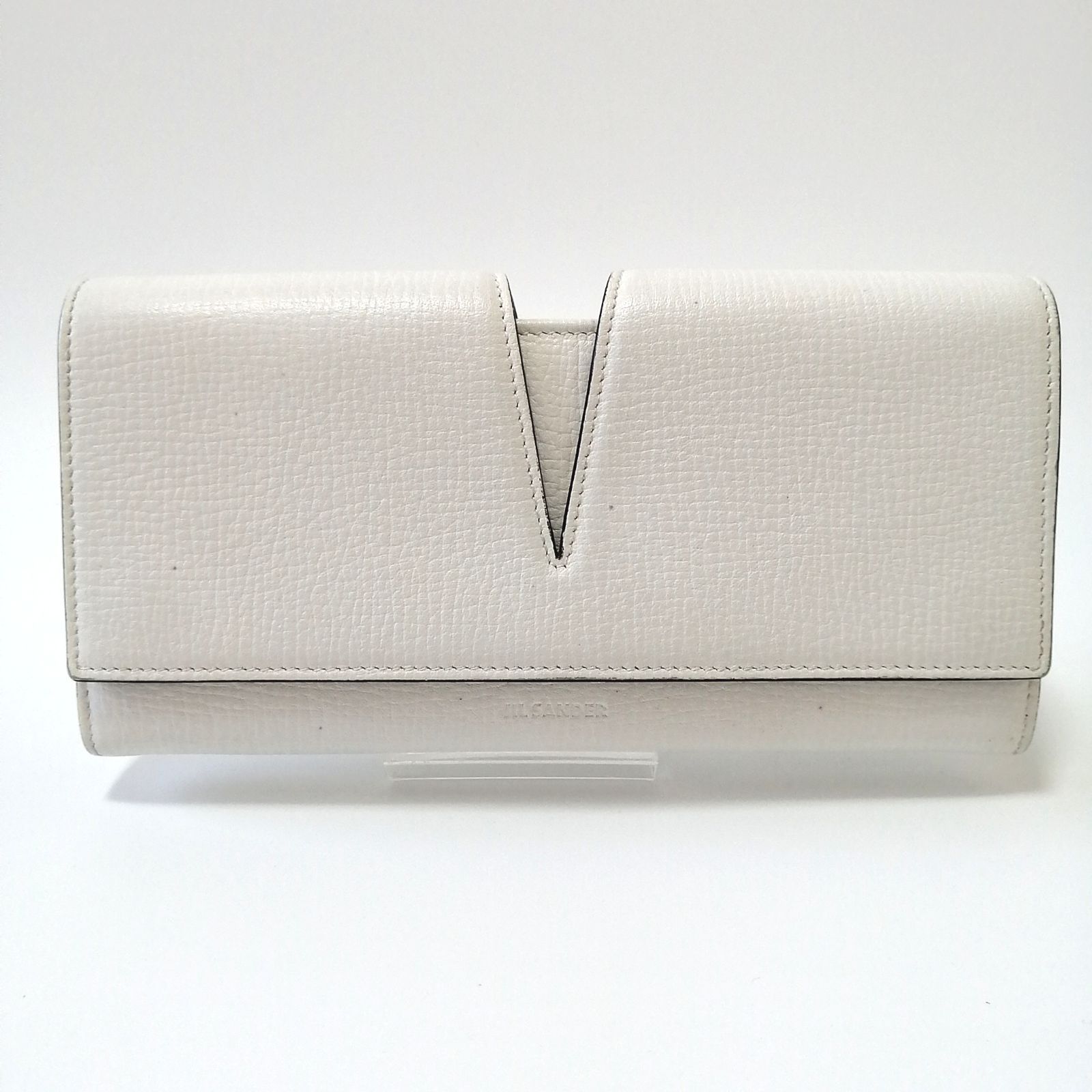 ✨ジルサンダー✨ JIL SANDER 長財布 ホワイト 499 - メルカリ
