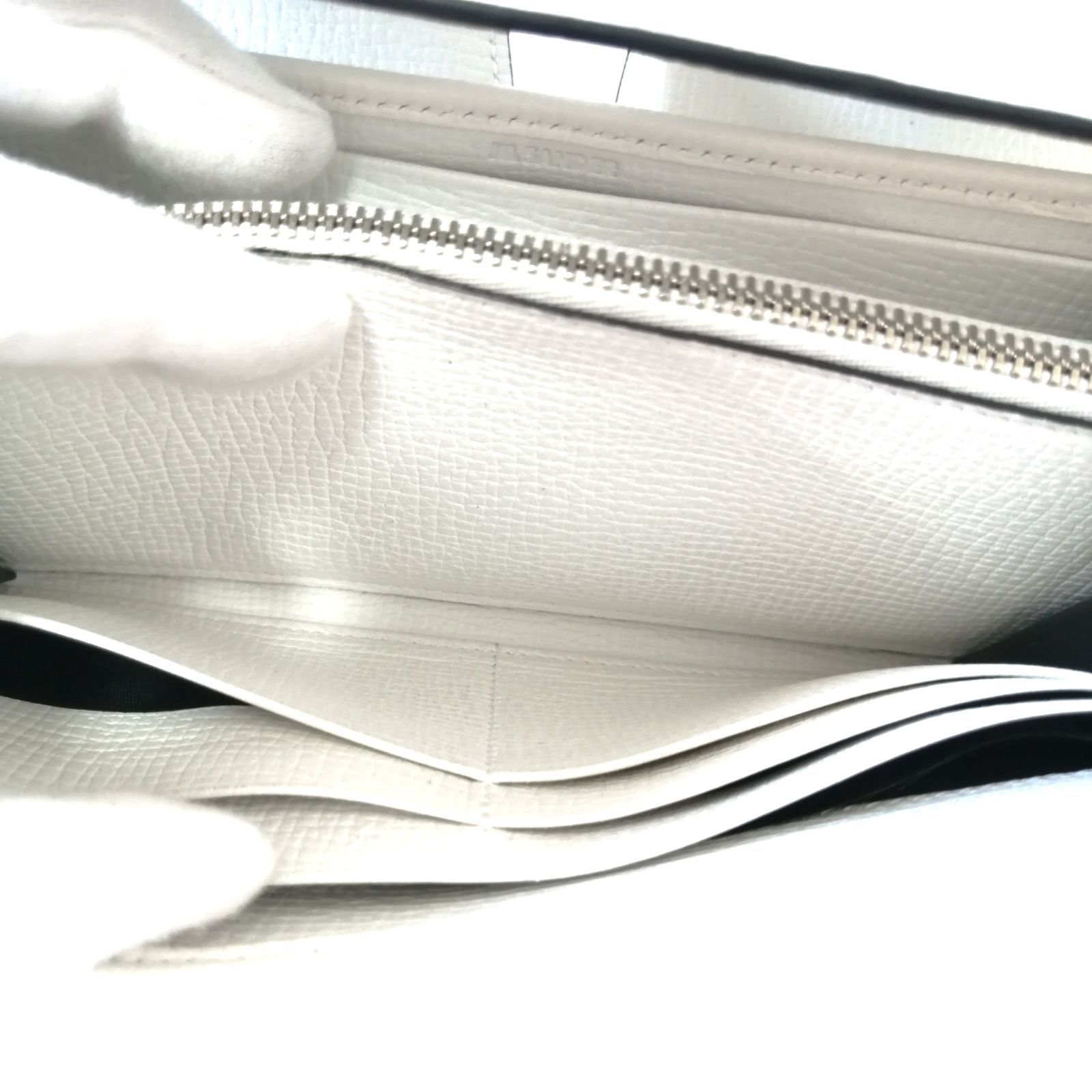 ✨ジルサンダー✨ JIL SANDER 長財布 ホワイト 499 - メルカリ
