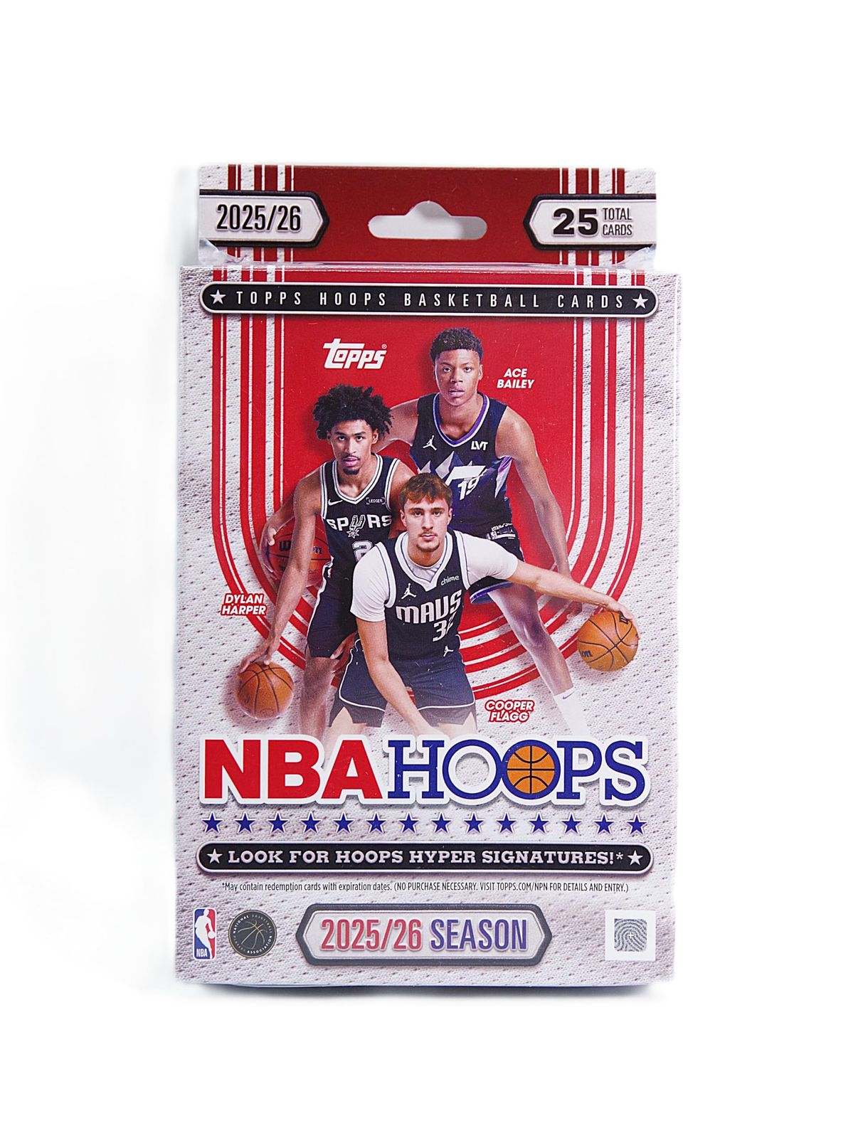 2025-26 Topps NBA Hoops Basketball Trading Card Hanger Box トップス ホップス バスケットボール ハンガーボックス [並行輸入品]