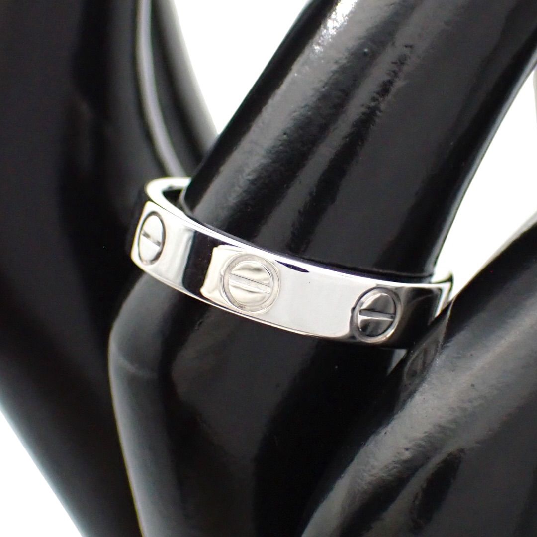 新品仕上げ済 Cartier カルティエ 48 ミニラブ リング 750 K18 WG