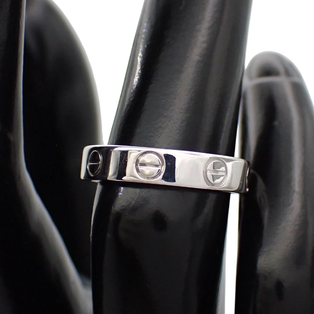 新品仕上げ済 Cartier カルティエ 48 ミニラブ リング 750 K18 WG