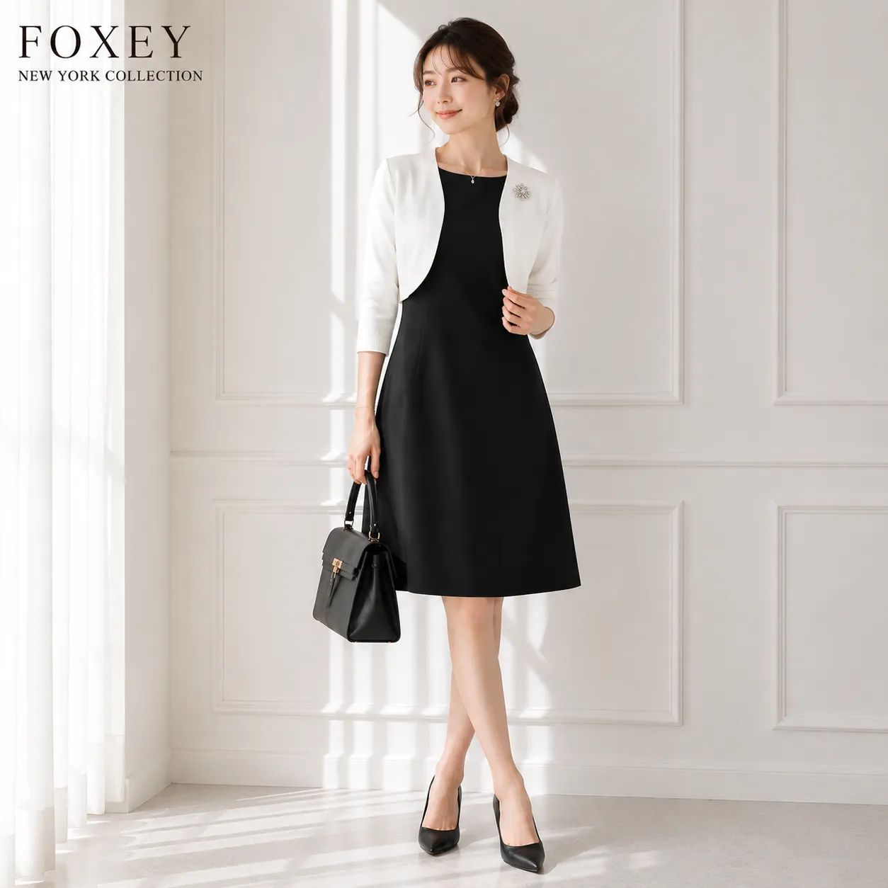 完全完売の名作【極美品 / すとんと着るだけ】FOXEY NEW YORK