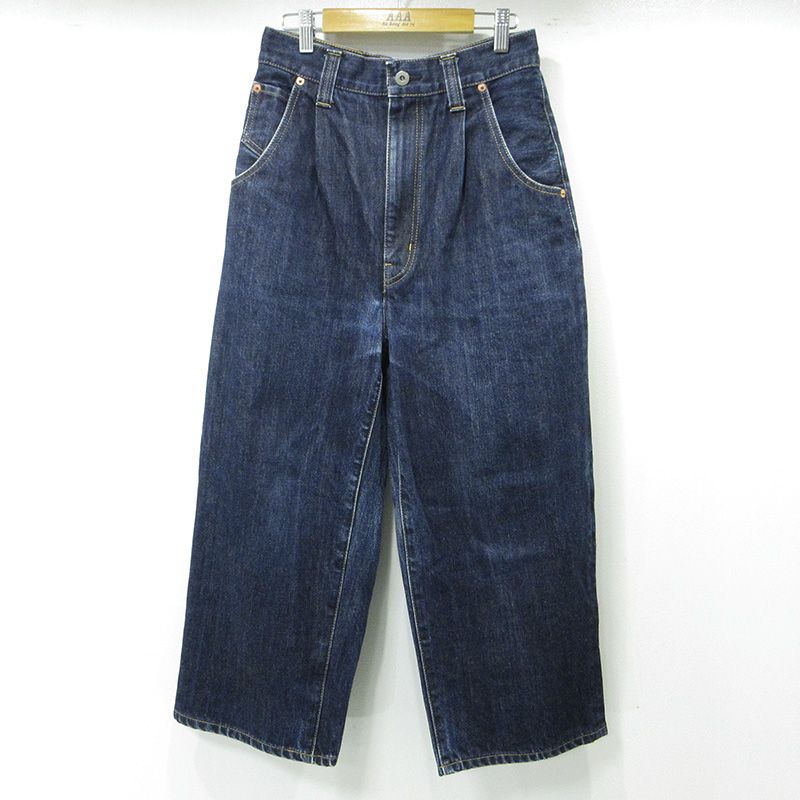 【三重本店】 中古 COMME des GARCONS JUNYA WATANABE | コムデギャルソンジュンヤワタナベ ジップフライデニムパンツ ネイビー サイズ：XXS 【111】
