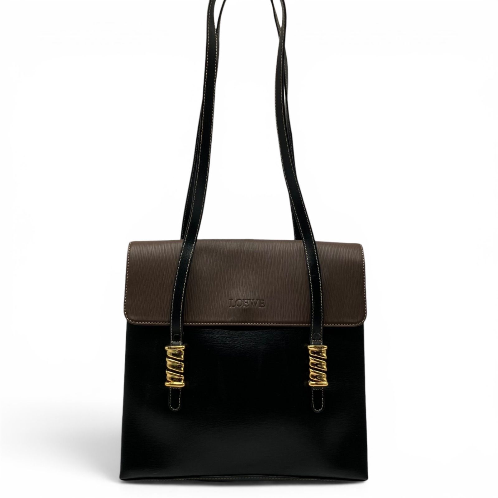 sg/7.12/70】LOEWE（ロエベ）ベラスケス ショルダーバッグ ブラウンx