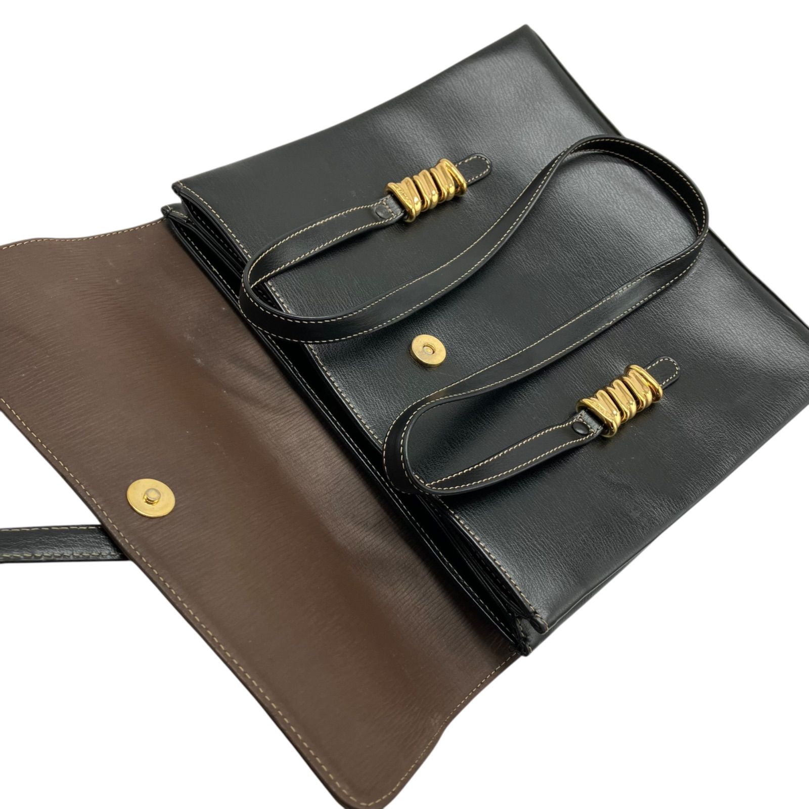 sg/7.12/70】LOEWE（ロエベ）ベラスケス ショルダーバッグ ブラウンx