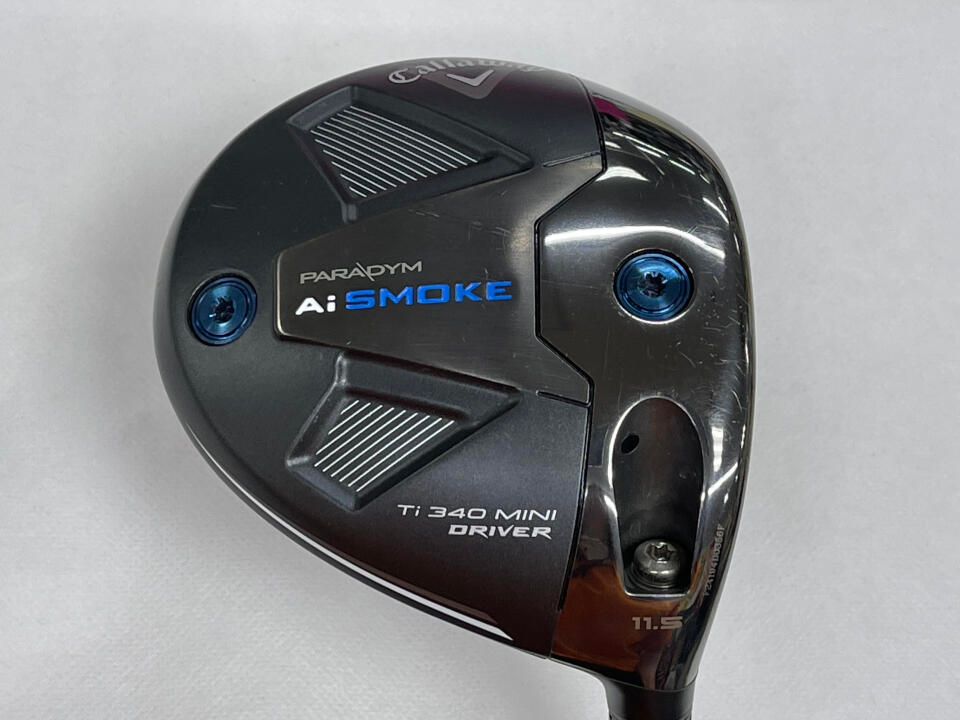 キャロウェイ　PARADYM Ai SMOKE 340 MINI　11.5度　LINQ BLUE EX 7x　Xフレックス　ドライバー　中古　ゴルフドゥ！倉敷笹沖店【最短即日発送】