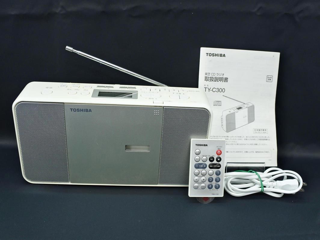 TOSHIBA 東芝 CDラジオ プレーヤー TY-C300 - メルカリ