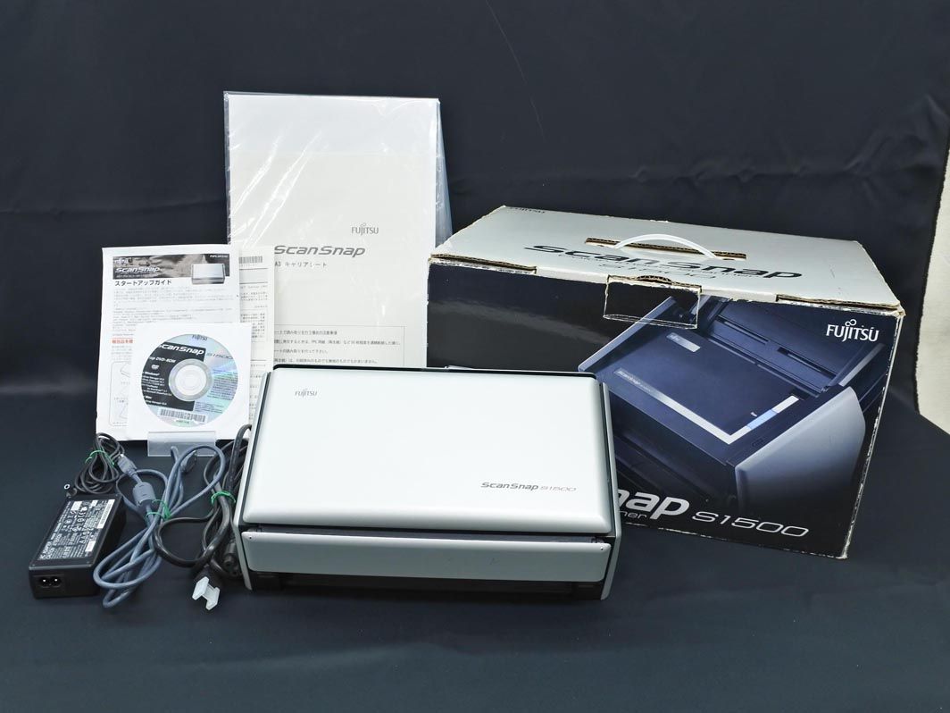 【美品】Fujitsu ScanSnap S1500 カラースキャナー ScanSnap S1500 カラーイメージスキャナ 富士通 - メルカリ