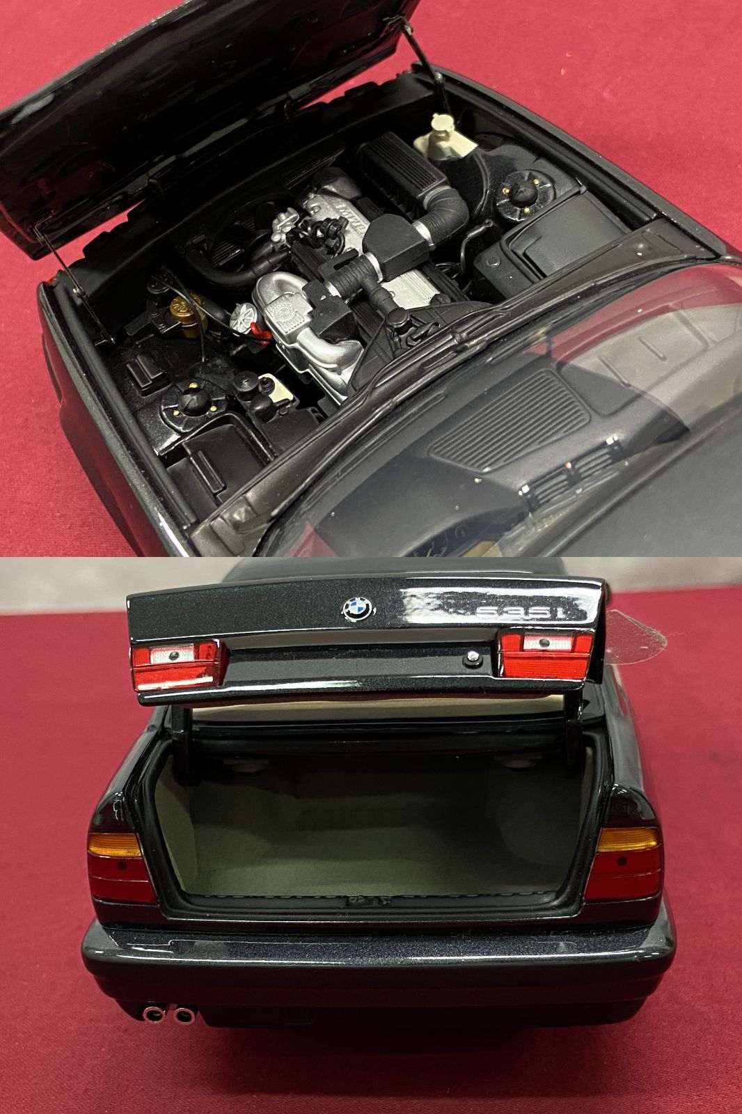 ミニチャンプス 1/18  535i 黒メタ PMA カメ】MINICHAMPS ミニチャンプス 1/18 BMW 535i-1998 ミニカー 『箱