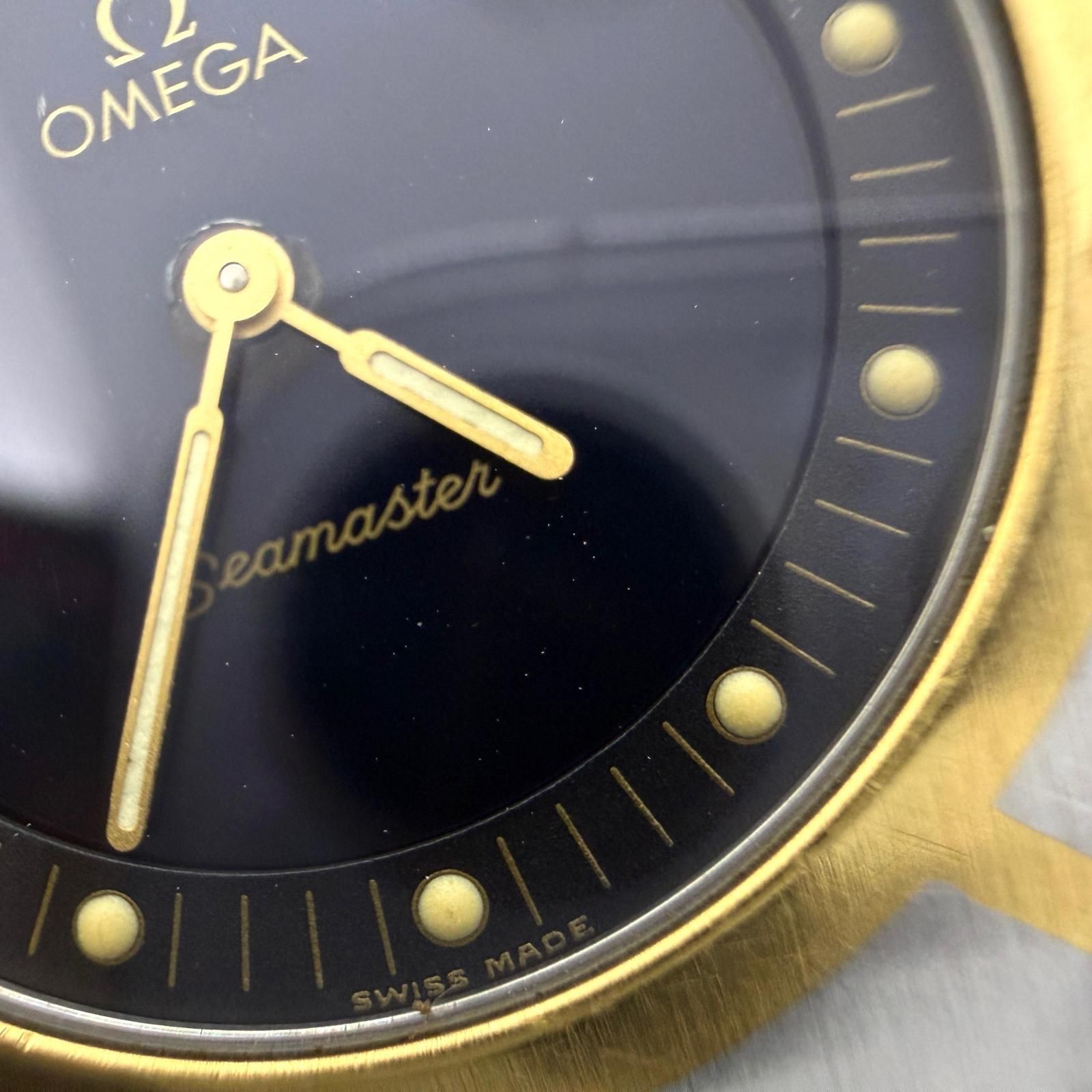OMEGA オメガ シーマスター 53152068 ブラック QZ ユニセックス 腕時計