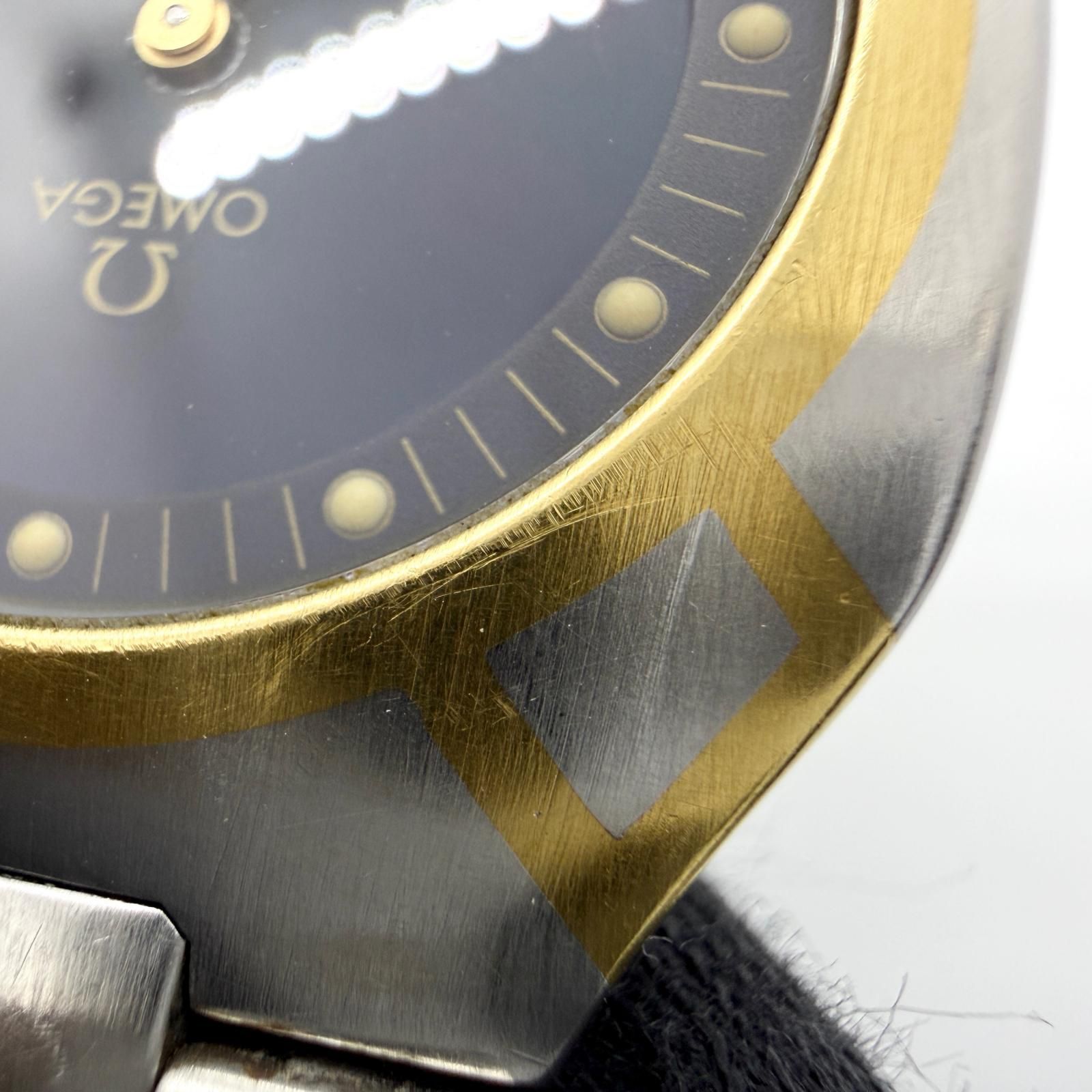OMEGA オメガ シーマスター 53152068 ブラック QZ ユニセックス 腕時計