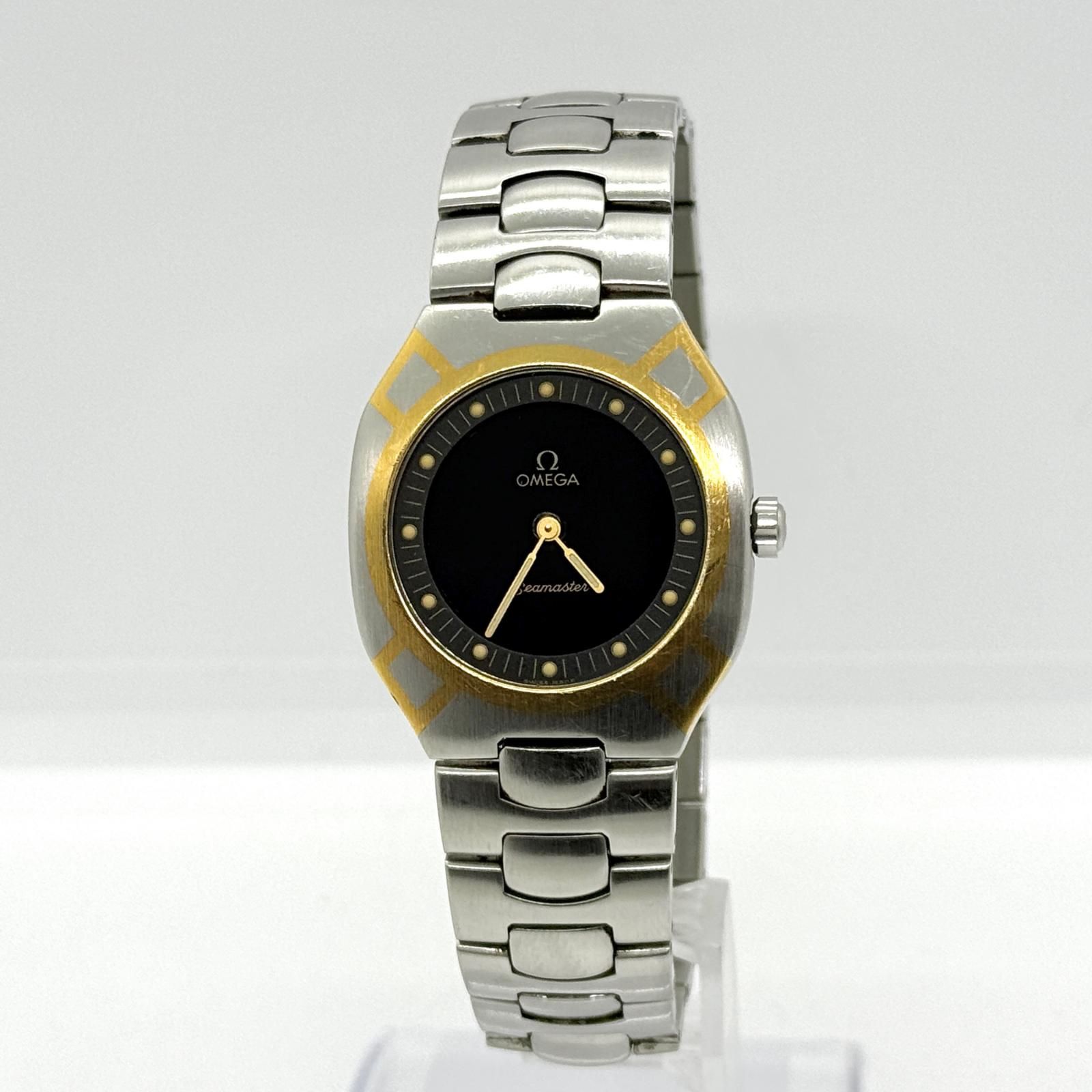 OMEGA オメガ シーマスター 53152068 ブラック QZ ユニセックス 腕時計