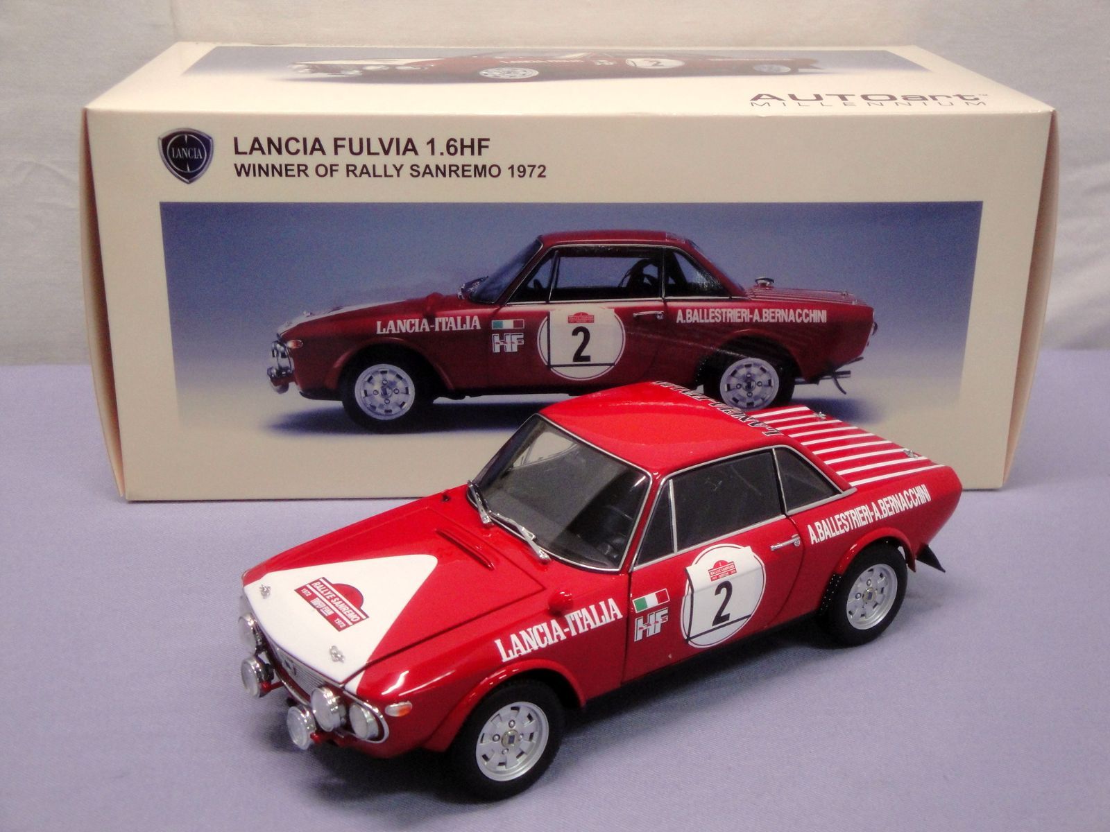 カメ】オートアート 1/18 ランチア フルビア LANCIA FULVIA 1.6HF
