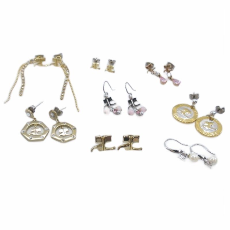 クレージュ courreges ロゴ ピアス 8点まとめ - メルカリ
