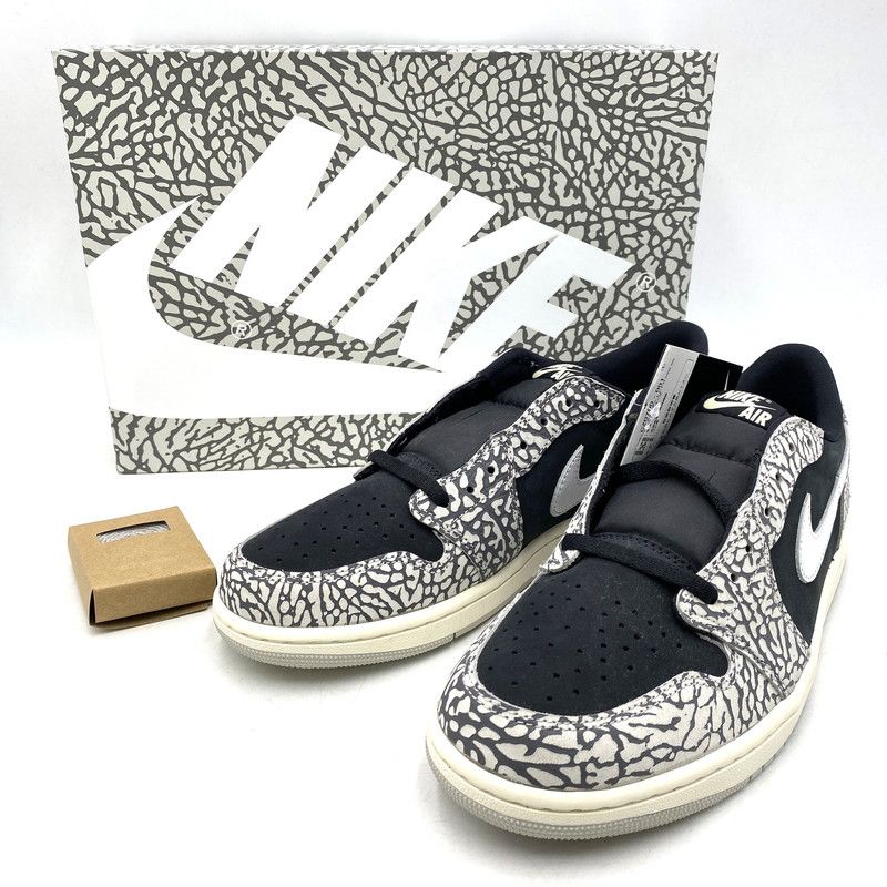 【中古品】 NIKE ナイキ CZ0790-001 AIR JORDAN 1 RETRO LOW OG BLACK CEMENT エア ジョーダン 1 レトロ ロー ブラック セメント スニーカー 靴 【160-260713-kh-07-izu】 11,715円