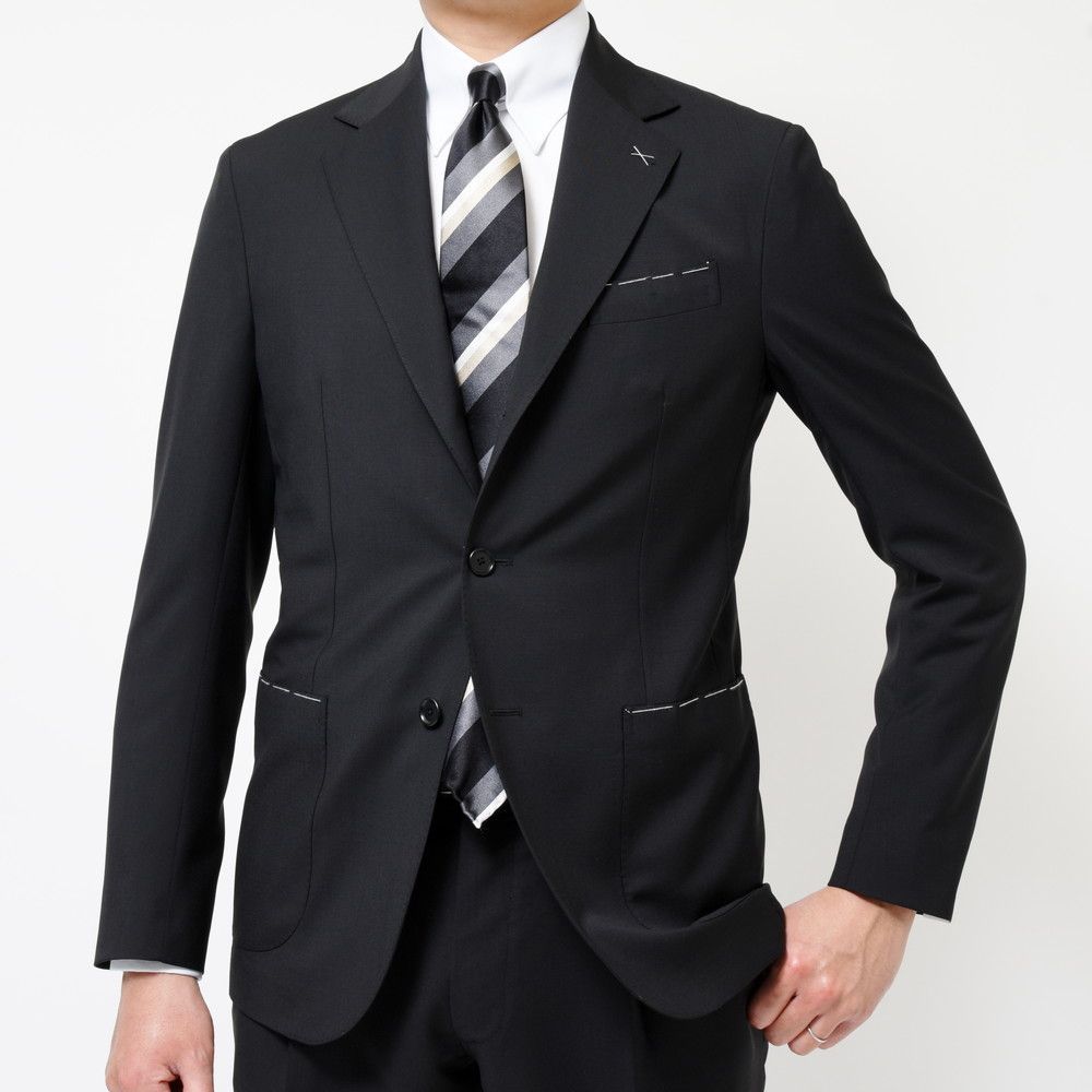 40%OFF】42サイズ ブラック De Petrillo（デ ペトリロ） ウールモヘア