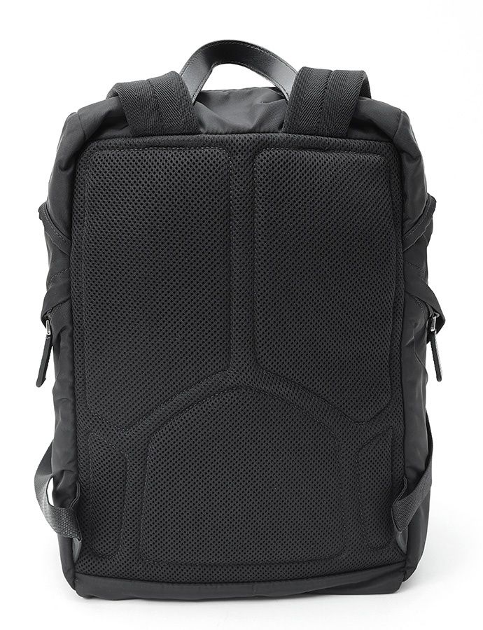 プラダ / PRADA Re-Nylon x サフィアーノレザー バックパック