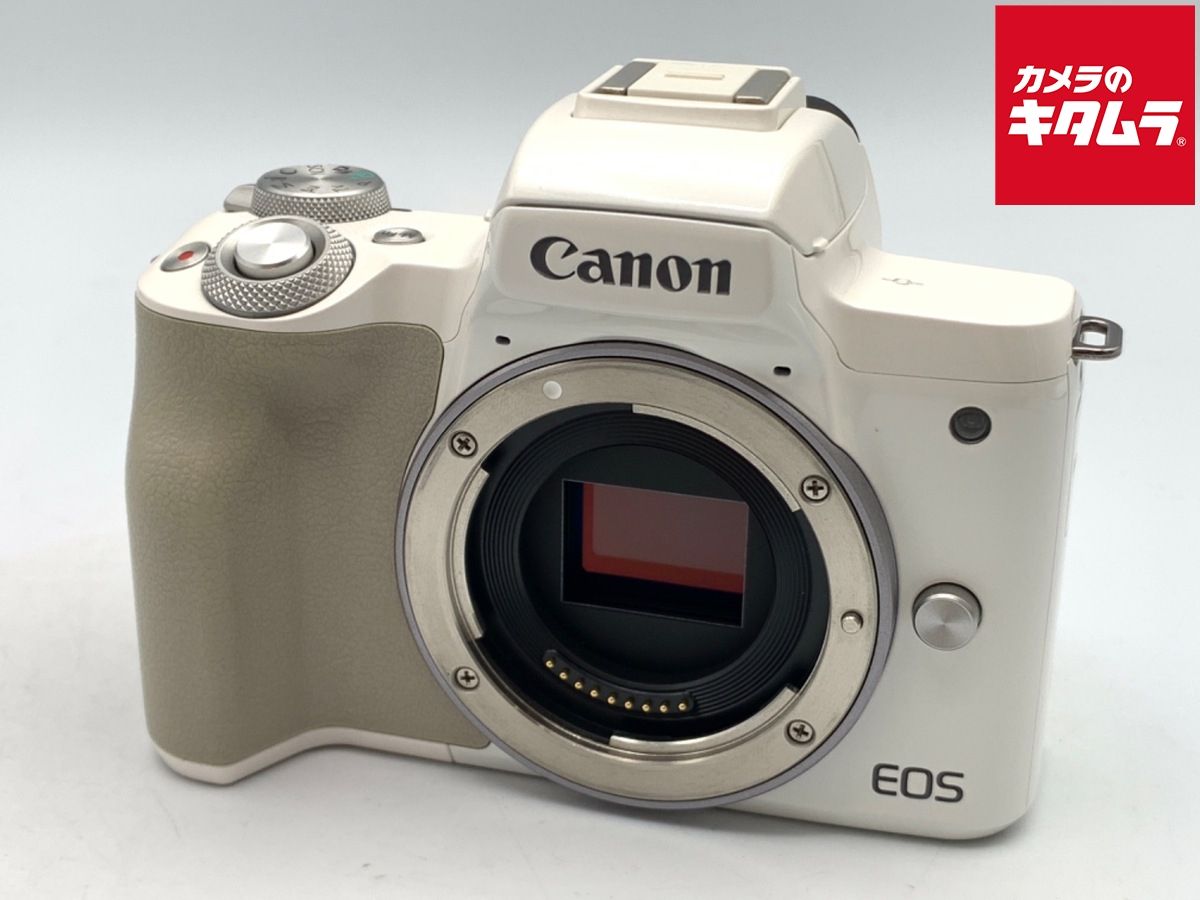 【中古】 【良品】 キヤノン EOS Kiss M ボディ ホワイト