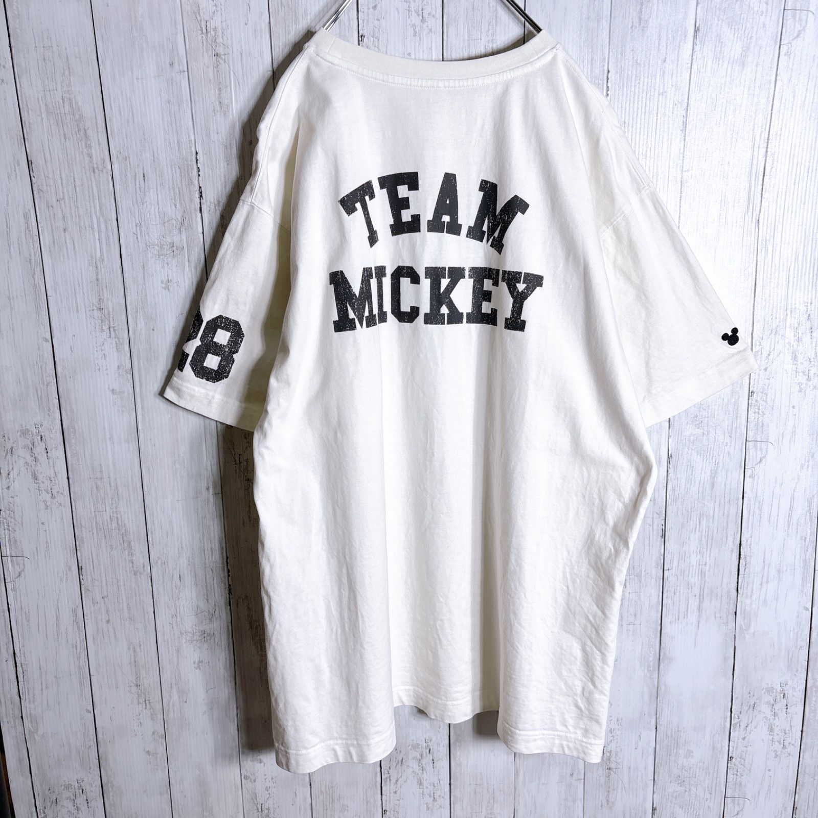 木村拓哉/在原みゆ紀】白足ミッキー DISNEY MICKEY T-SHIRT ディズニー