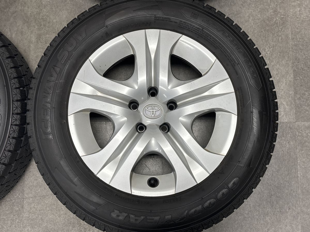 交換用に】トヨタ RAV4 純正 17in 6.5J +35 PCD114.3 グッドイヤー