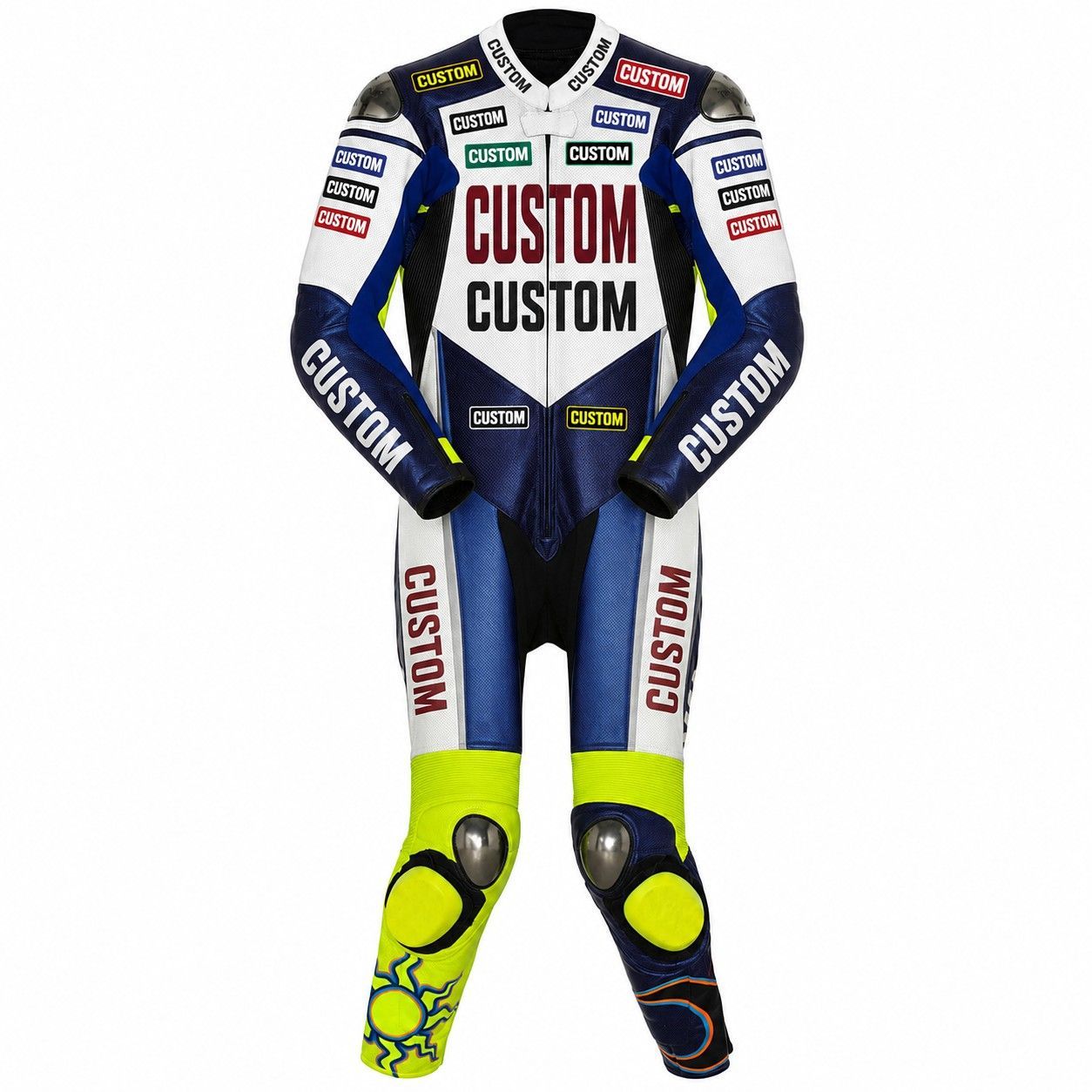 マルク・マルケス MOTOGP 2008　レーシングレザースーツ　本革 レプリカ オーダーメイド ロゴ・デザイン変更無料 サイズ各種 送料無料 ★発送予定日: 8月30日