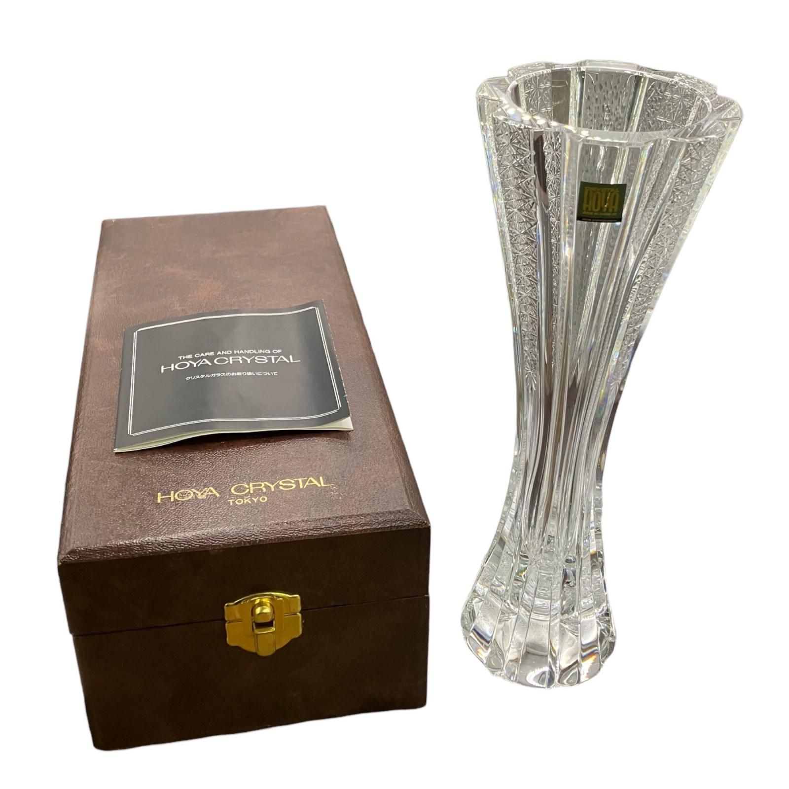 199990 現状品 HOYA CRYSTAL クリスタル 花瓶 - メルカリ