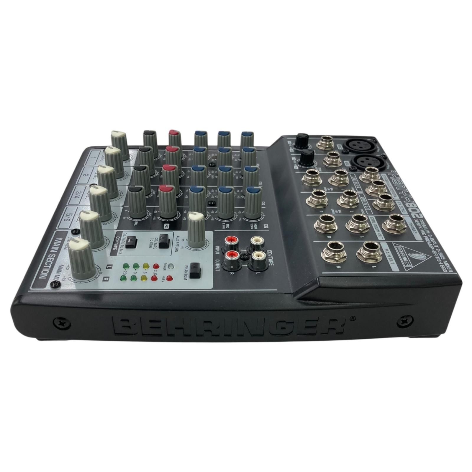 186000 通電確認のみ Behringer XENYX 802 ベリンガー アナログ