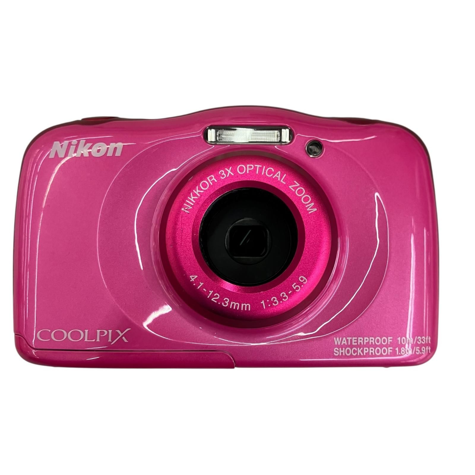 186000 動作未確認 Nikon ニコン COOLPIX デジタルカメラ W100 ピンク