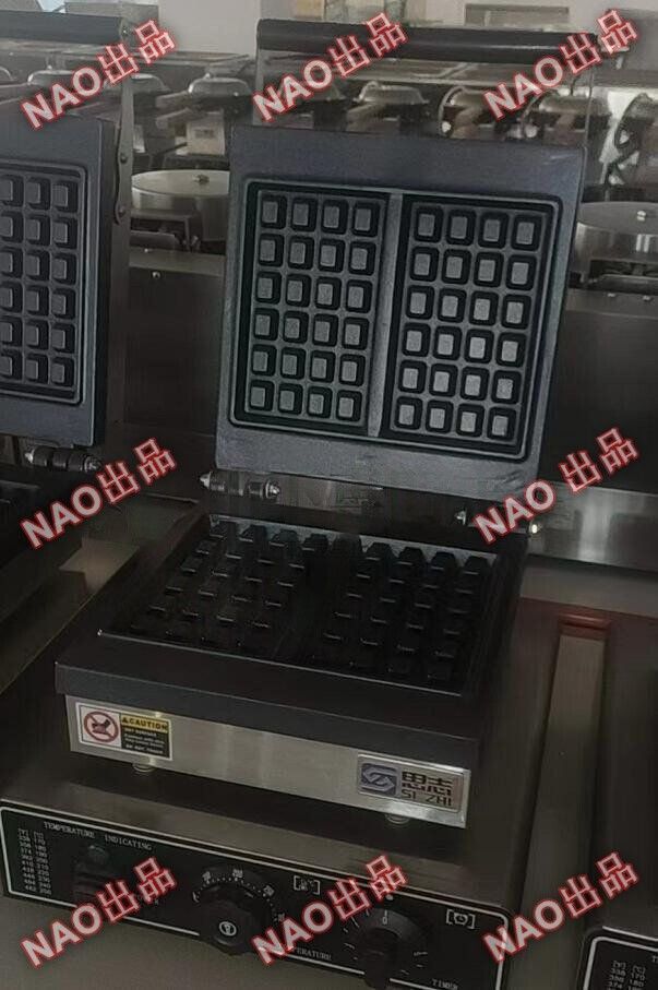 電気 長方形 ワッフル マシン 2個焼き 単相１0０V_業務用_厨房機器_飲食店_店舗用品_屋台_出店