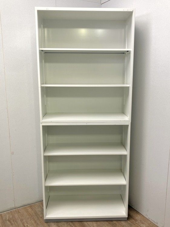 【中古品】プラス L6シリーズ オープン上下書庫 L6-105E ホワイト