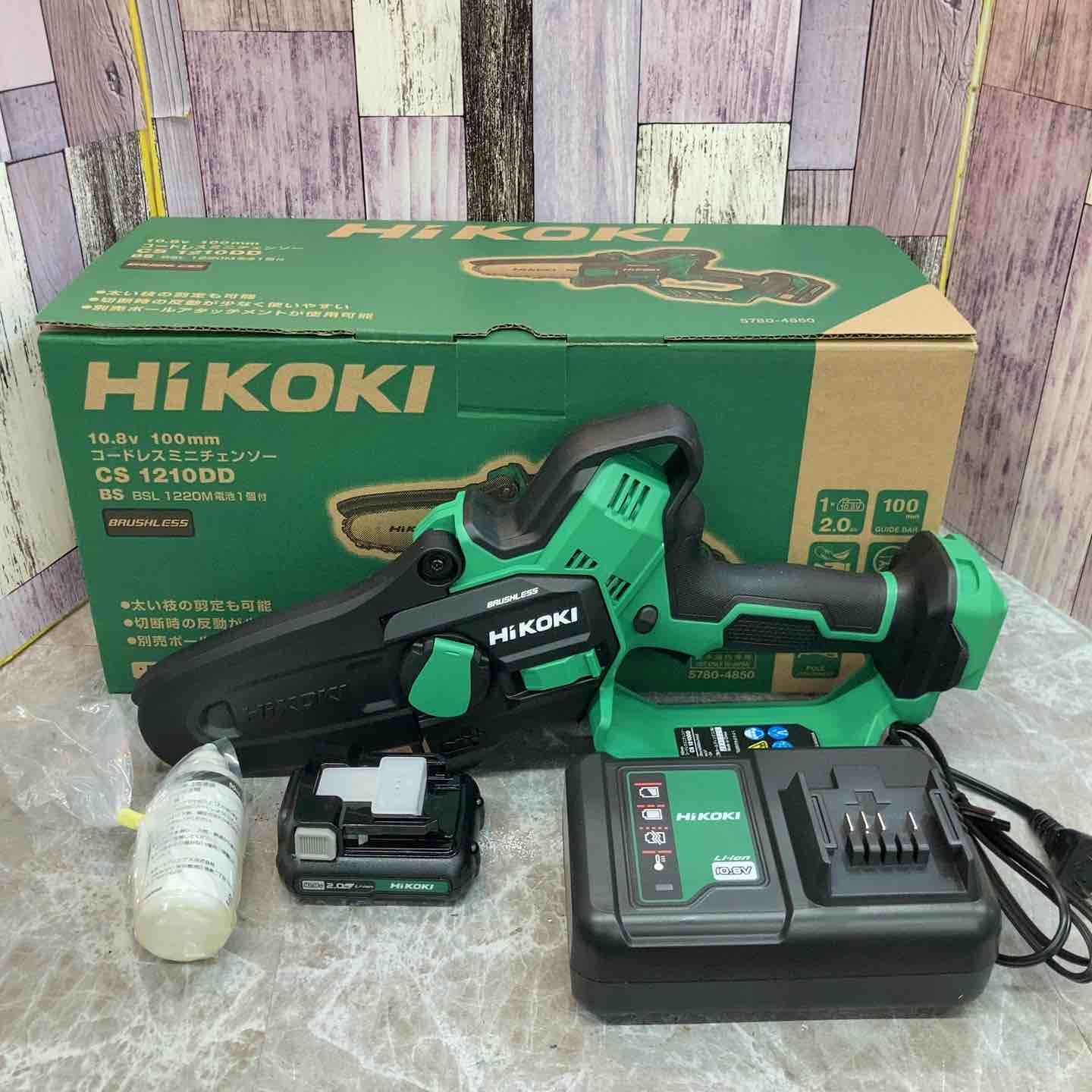 ★ハイコーキ(HIKOKI ※旧:日立工機) コードレスチェンソー CS1210DD(BS)【八潮店】