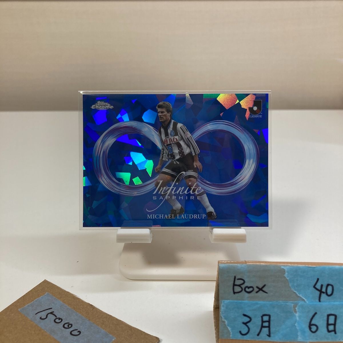 2024 Topps Chrome ミカエルラウドルップ Michael Laudrup ヴィッセル神戸 Sapphire サファイア Blue Refractor Jリーグ カード