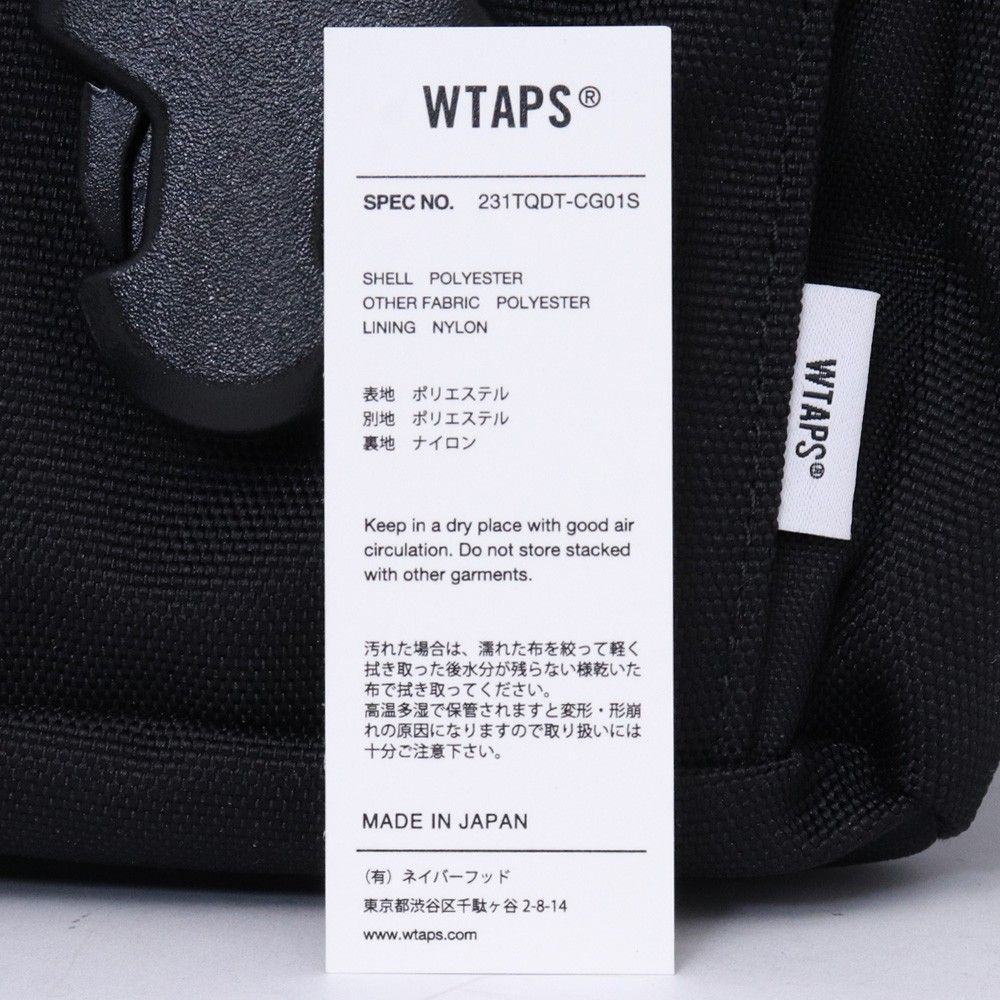 未使用 WTAPS RECONNAISSANCE POUCH NYLON CORDURA ブラック 231TQDT