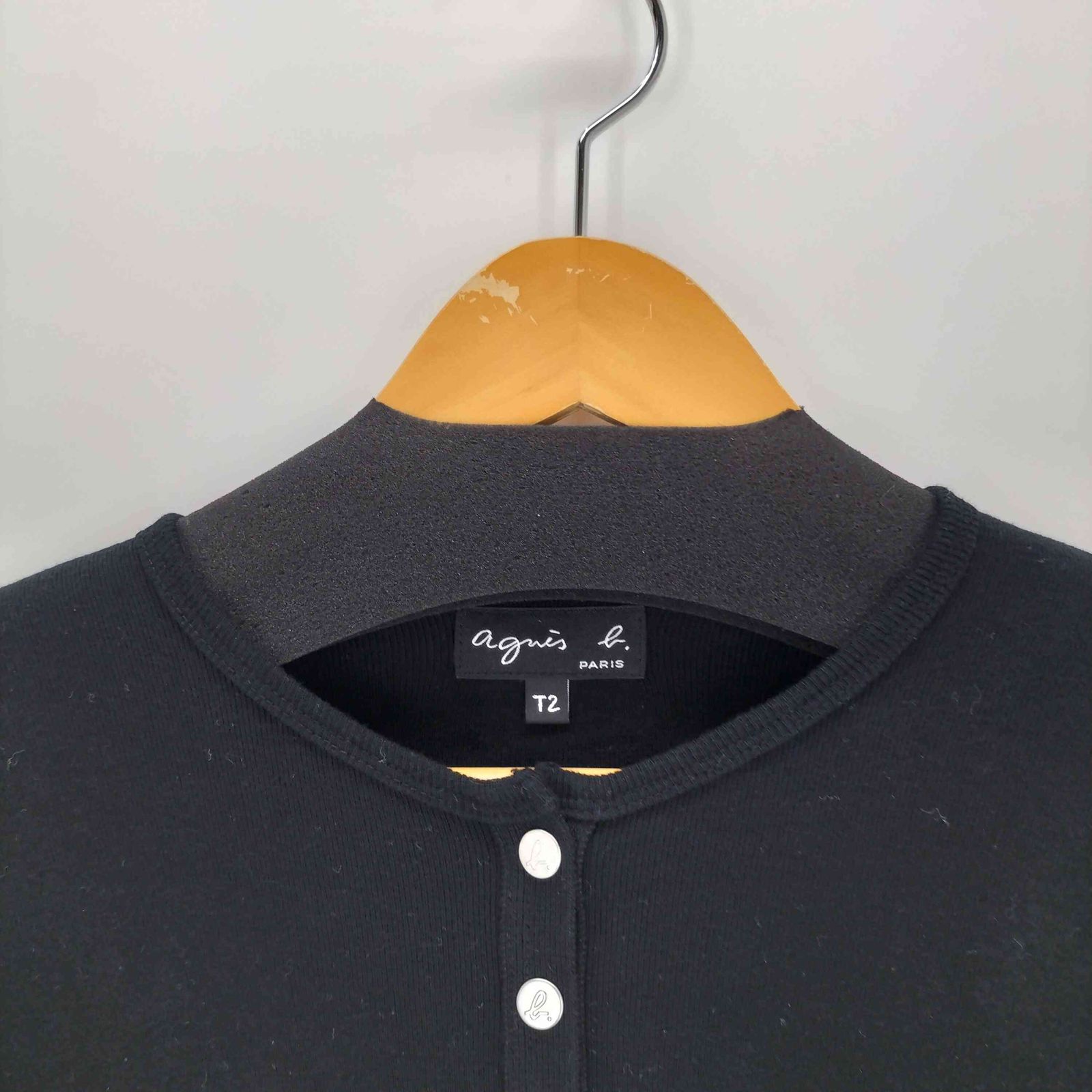 アニエスベー agnes b. スナップボタン S/S カーディガン サンライズ期