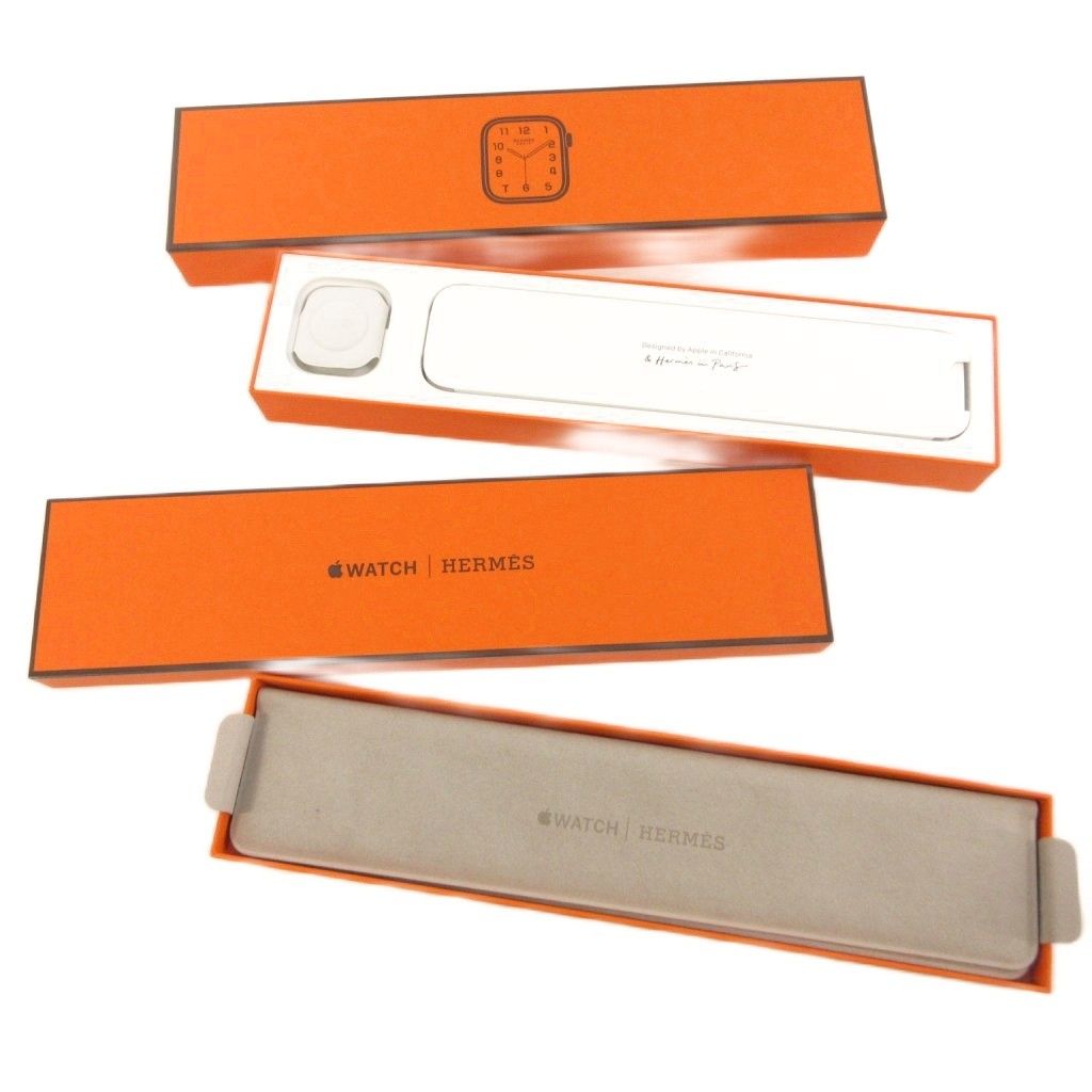 エルメス HERMES 空箱 Apple Watch Series9 41mm 純正 ソフトケース付