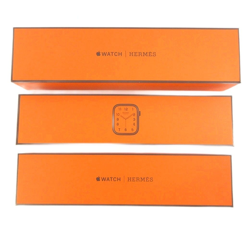 エルメス HERMES 空箱 Apple Watch Series9 41mm 純正 ソフトケース付