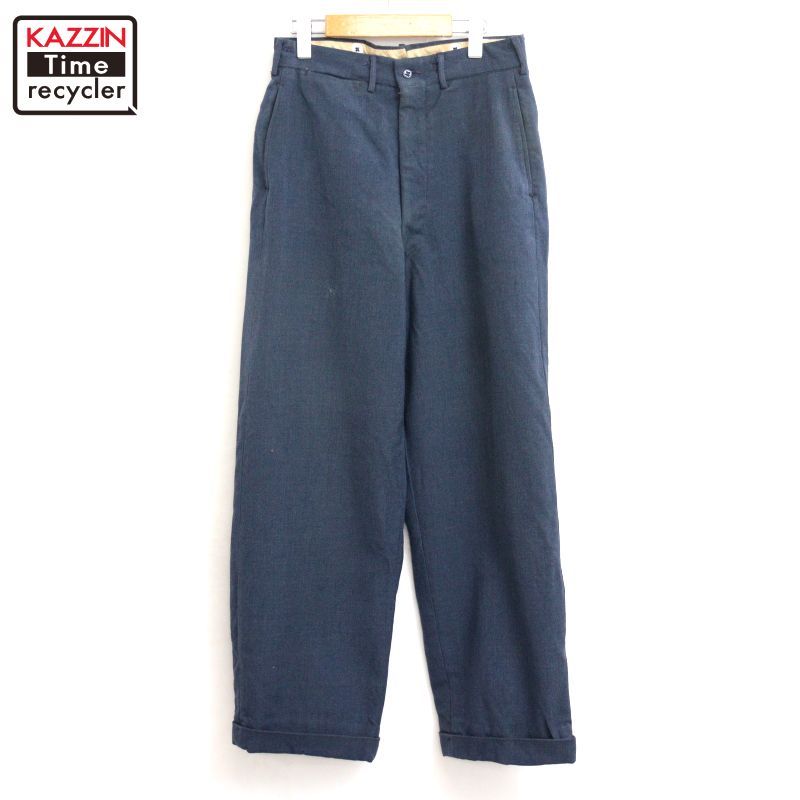 50s USA製 vintage U.S.AIRFORCE ウール トラウザーズ ミリタリーパンツ メンズ 表記W28 L33サイズ