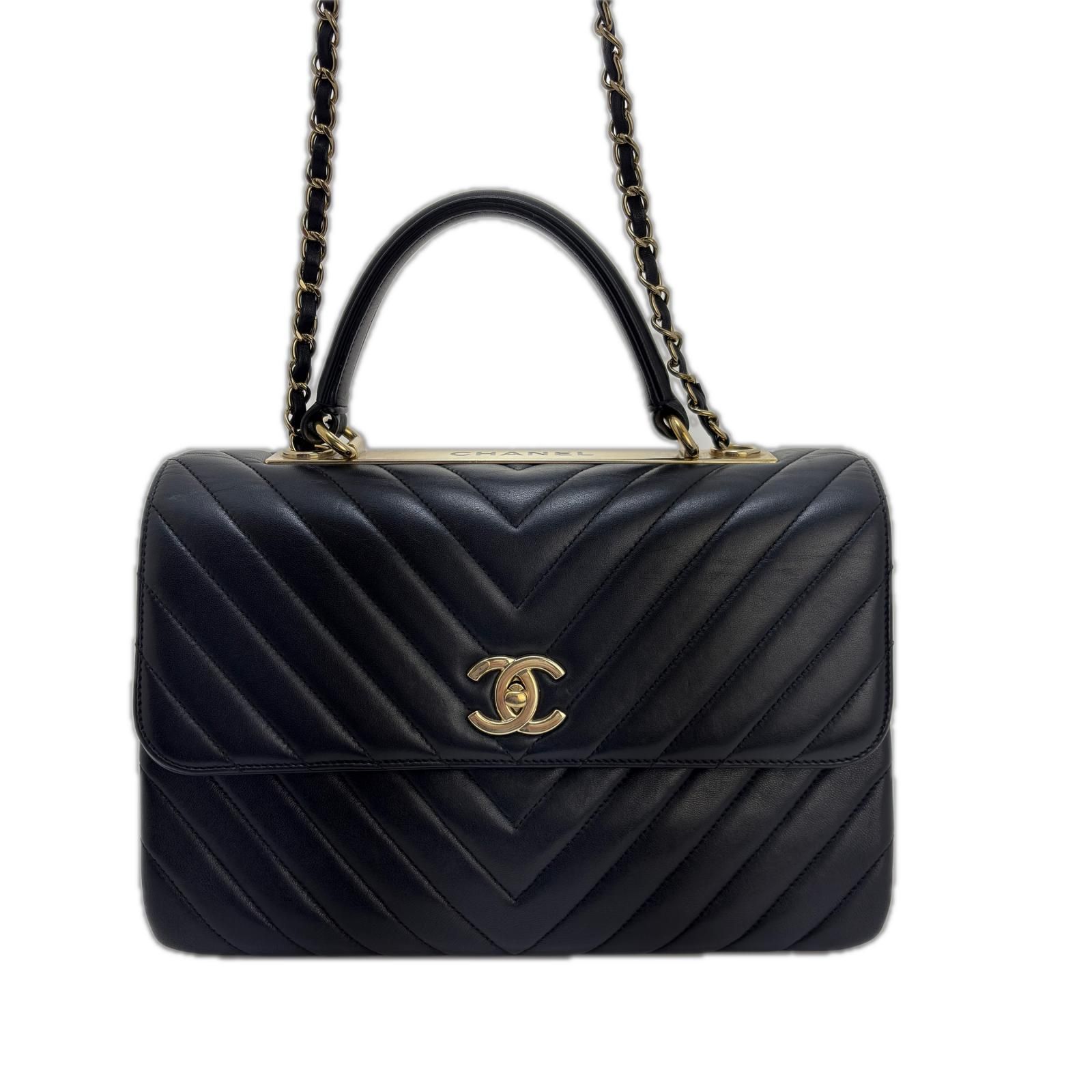 CHANEL シャネル トレンディCC Vステッチ 2wayチェーンショルダー