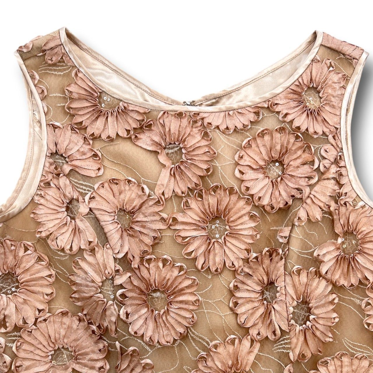 M's GRACY エムズグレイシー 花柄ノースリーブワンピース ドレス 花柄