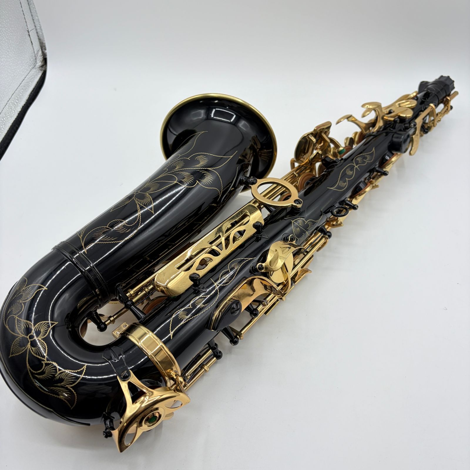 ammoon アルトサックス ブラック×ゴールド 彫刻入り 現状品