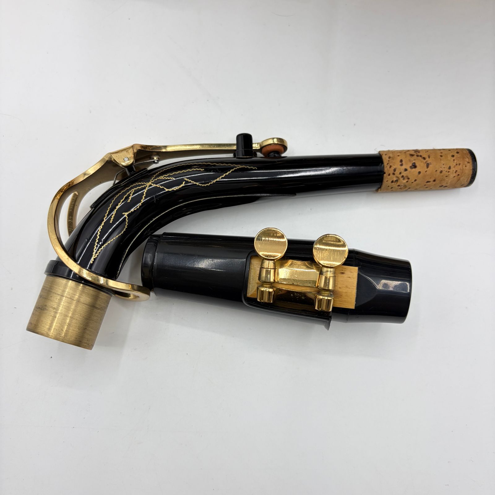 ammoon アルトサックス ブラック×ゴールド 彫刻入り 現状品