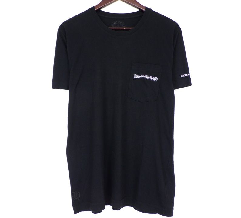 クロムハーツ CHROME HEARTS 【 CH T-SHRT 1 】 スクロール ラベル バックプリント Tシャツ s6242