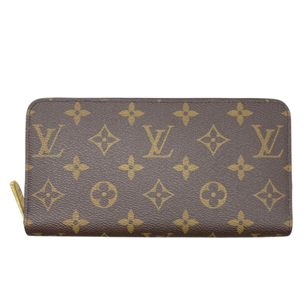 ☆ルイヴィトン 長財布 ジッピーウォレット M42616 モノグラム ブラウン LOUIS VUITTON